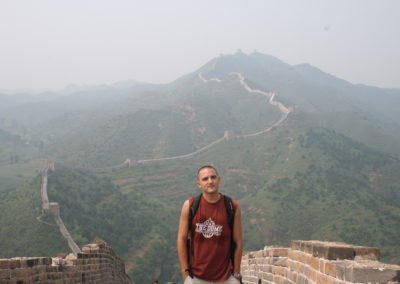 Saltando muros. Gran Muralla, China