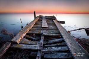 Bernardo Badenas - Crepúsculo en el Delta del Ebro